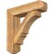 Ekena Millwork Balboa Craftsman Rough Sawn Bracket w/ Offset Brace, Western Red Cedar, 8"W x 32"D x 32"H BKT0806X32X32BOA04RWR - alternate 1